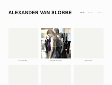 Tablet Screenshot of alexandervanslobbe.com